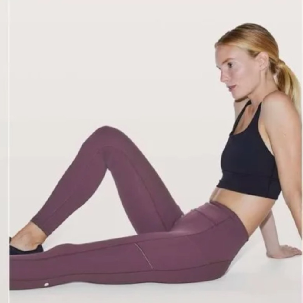 Lululemon Speed Up Tights Arctic Plum Size 4 Pocket Purple Excellent Full Length